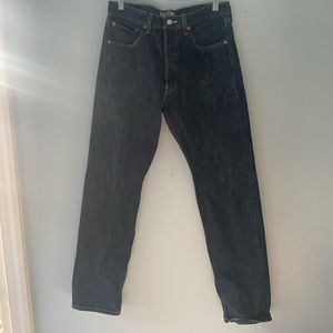 Levi’s 501 Dark Wash Straight Leg